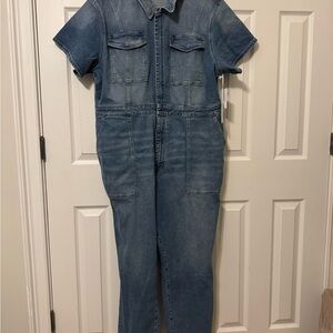 Good American Denim Jumpsuit, NWT